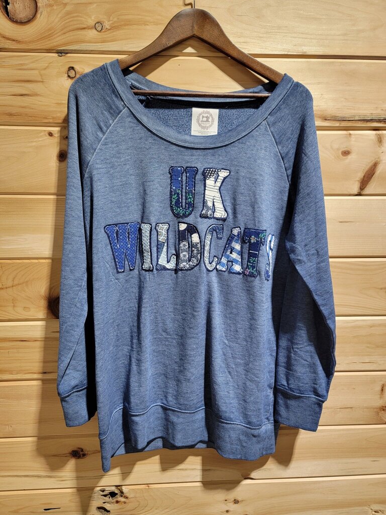 UK Wildcats Sweatshirt Vintage Fabric XL