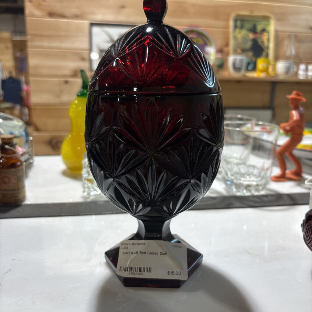 Red Candy Dish