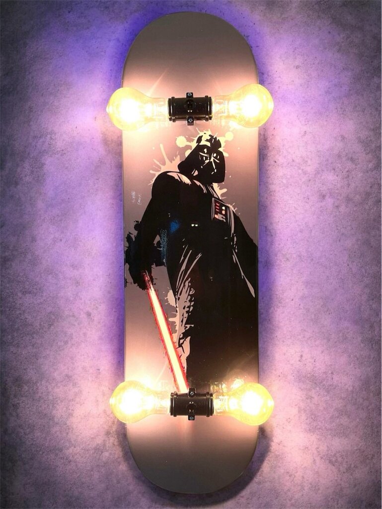 Darth Vader Skateboard Lamp
