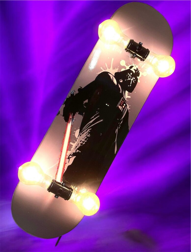 Darth Vader Skateboard Lamp