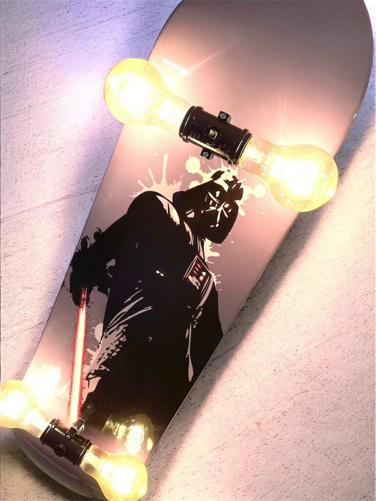 Darth Vader Skateboard Lamp