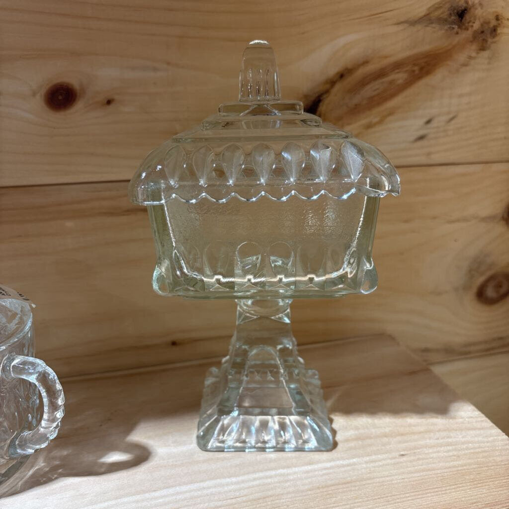 Clear Glass Wedding Box