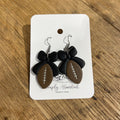 Bow Football Dangles