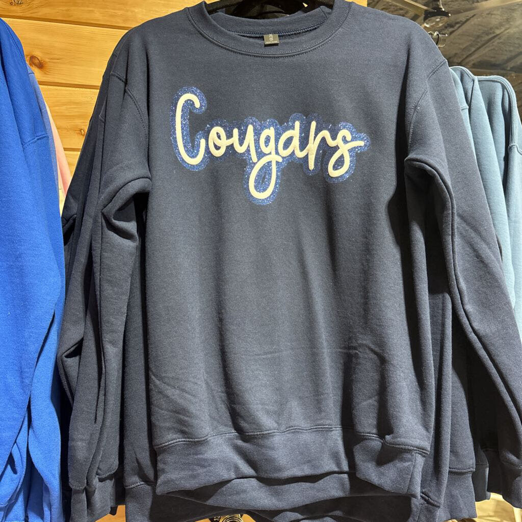 Cougars Glitter Puffy