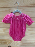 Hot Pink Smocked Bow Bubble