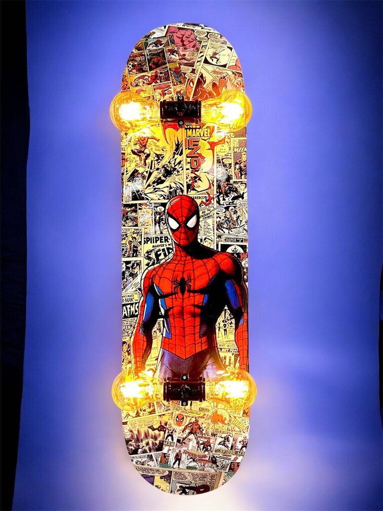 Spiderman Skateboard Lamp