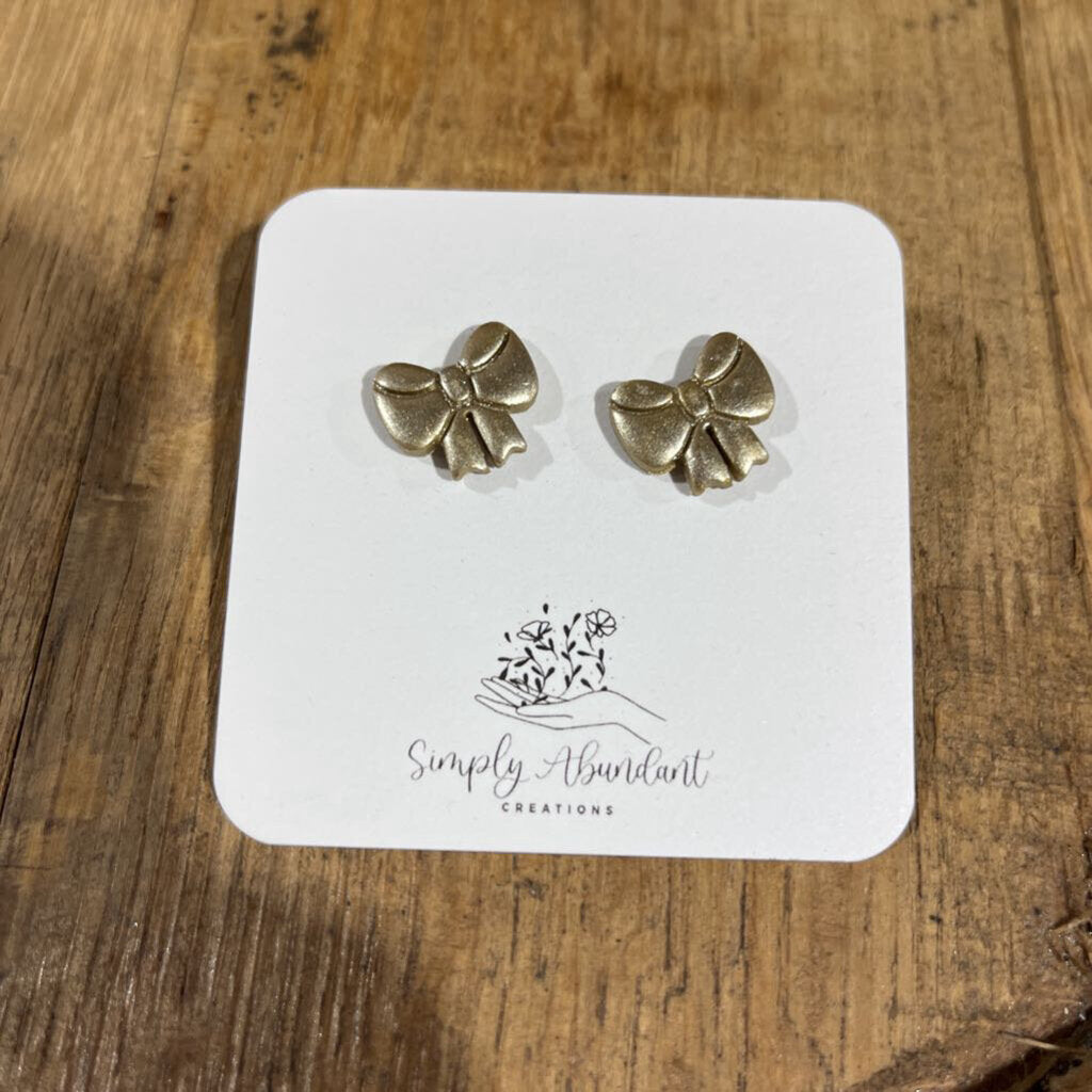 Small Bow Stud
