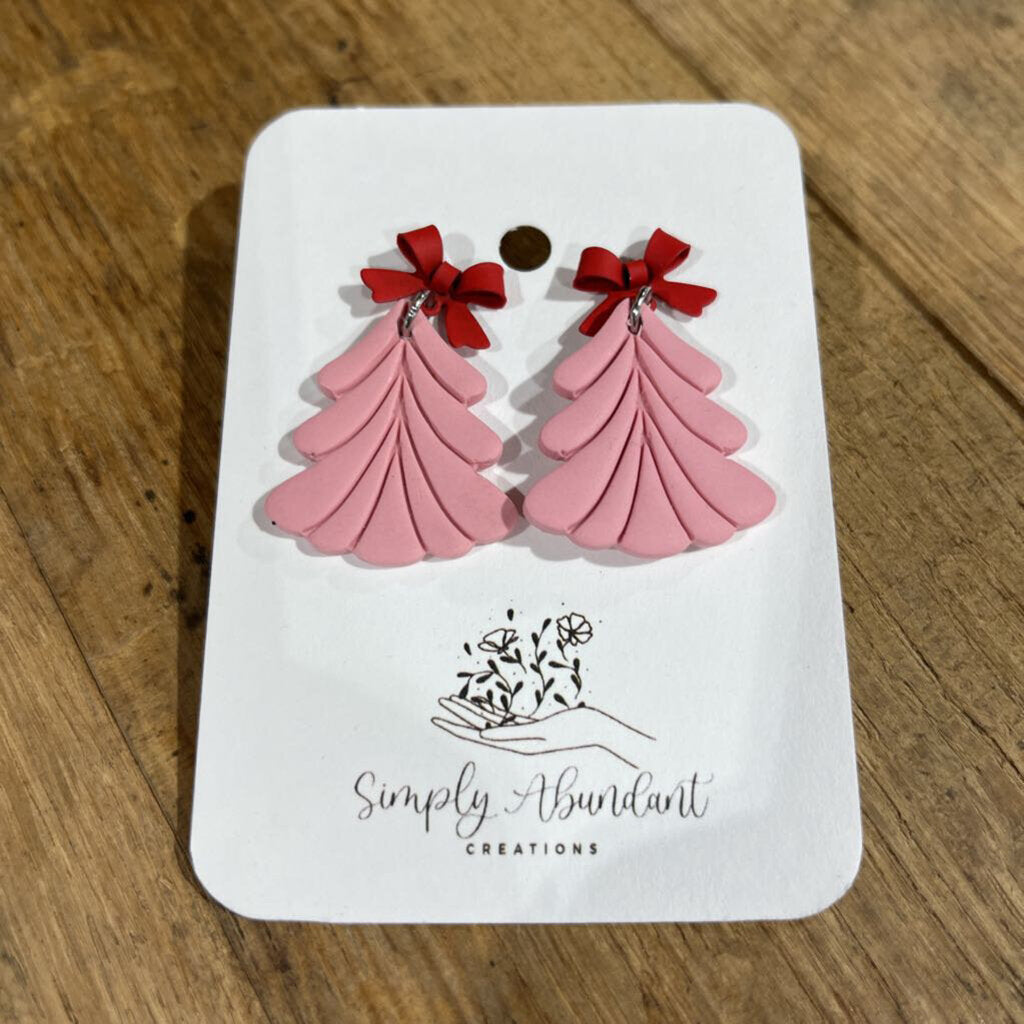 Pink Tree Dangle