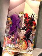 Thor and Deadpool Skateboard Lamp