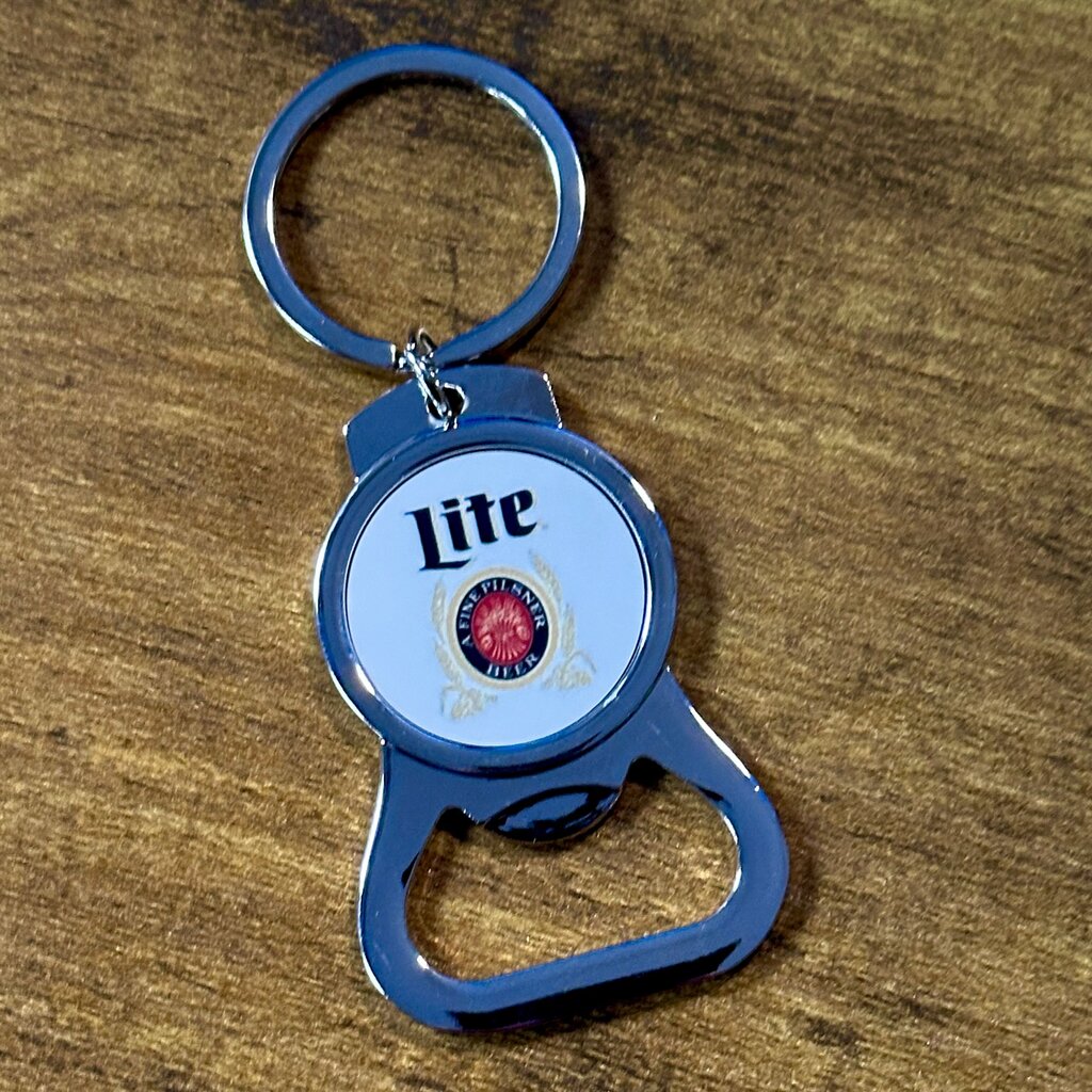 Keychain Bottle Opener-Miller Lite
