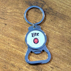 Keychain Bottle Opener-Miller Lite