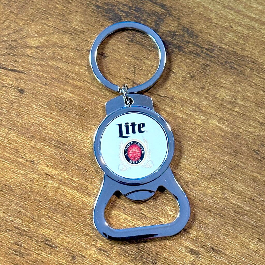 Keychain Bottle Opener-Miller Lite