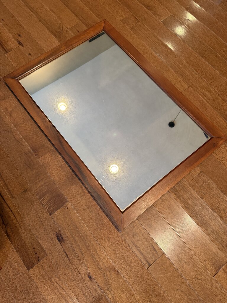 Large Wooden Mirror