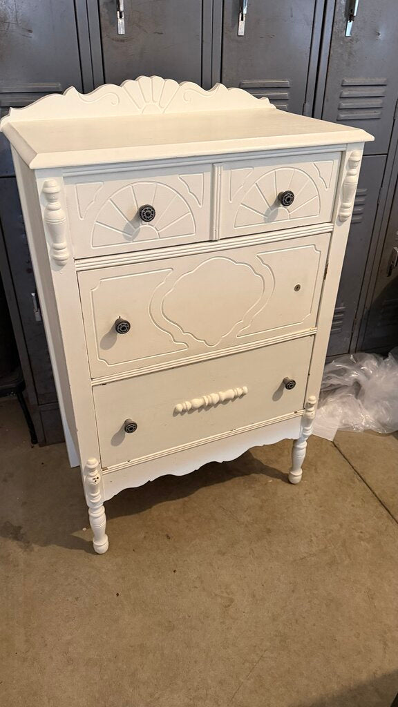 White Small Dresser