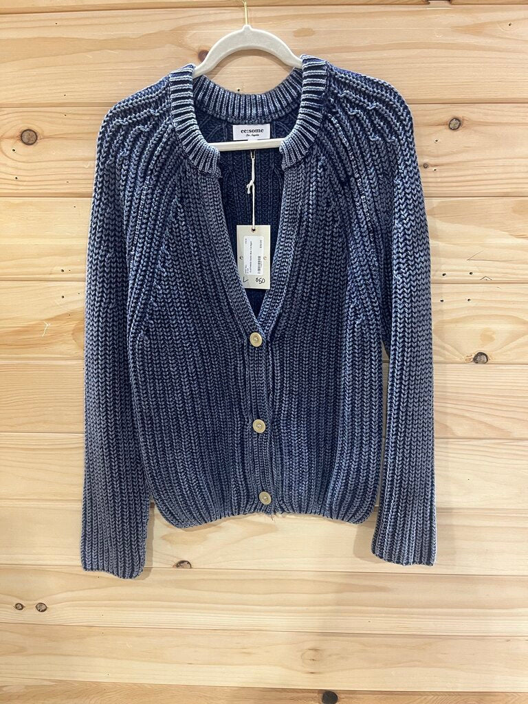 Denim Blue Cardigan