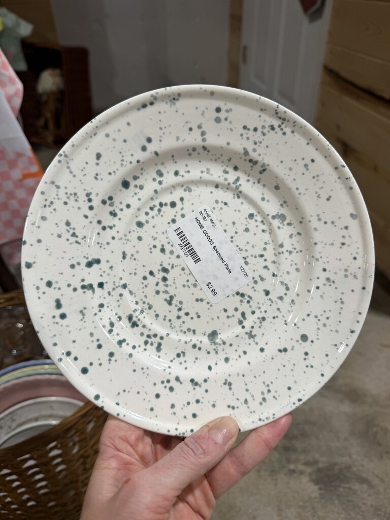 Speckled Plate