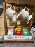 Tea Time Caddy w/2 cups