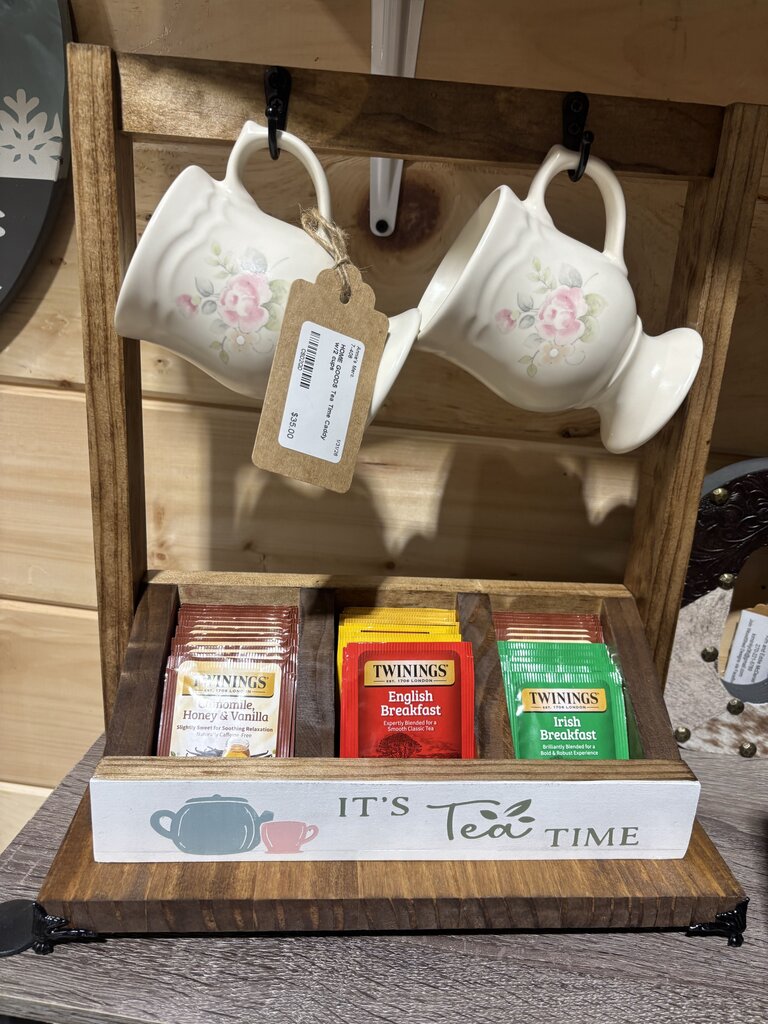 Tea Time Caddy w/2 cups