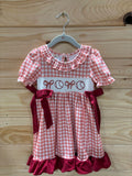 Baseball & Bows Smocked Dress 4