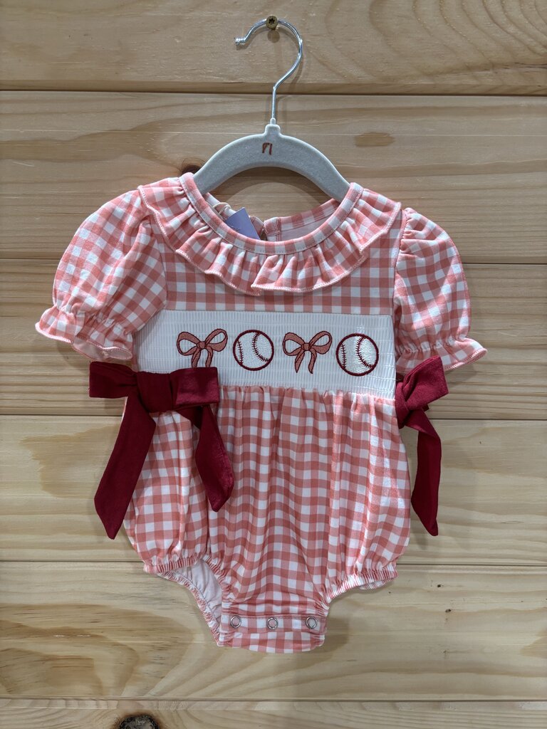 Baseball & Bows Bubble 12m