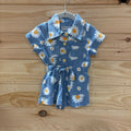 Denim Daisy Romper 12m