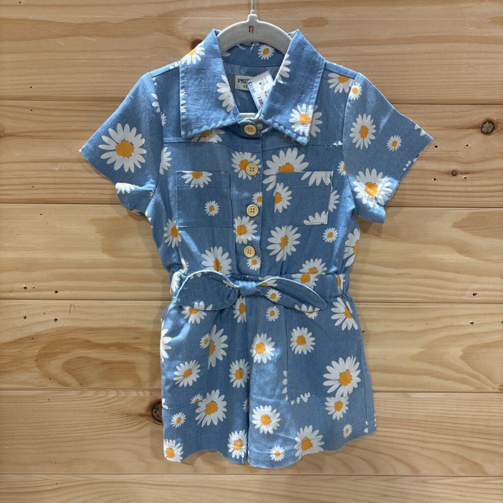 Denim Daisy Romper 3