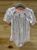 Spring Floral Cross Bubble 12m