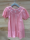 Coral Smocked Dress 4
