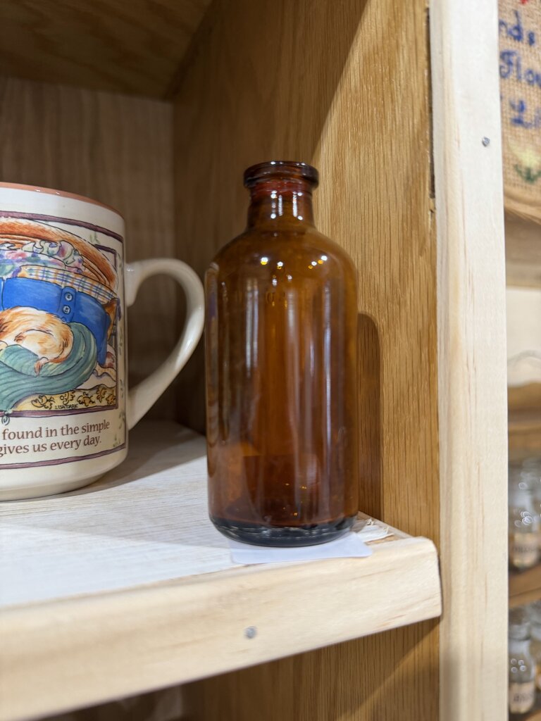 3" Amber bottle