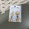 Dalmatian jasper 14k gold filled and plated
