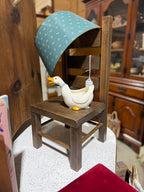 15" Wooden Heart Chair