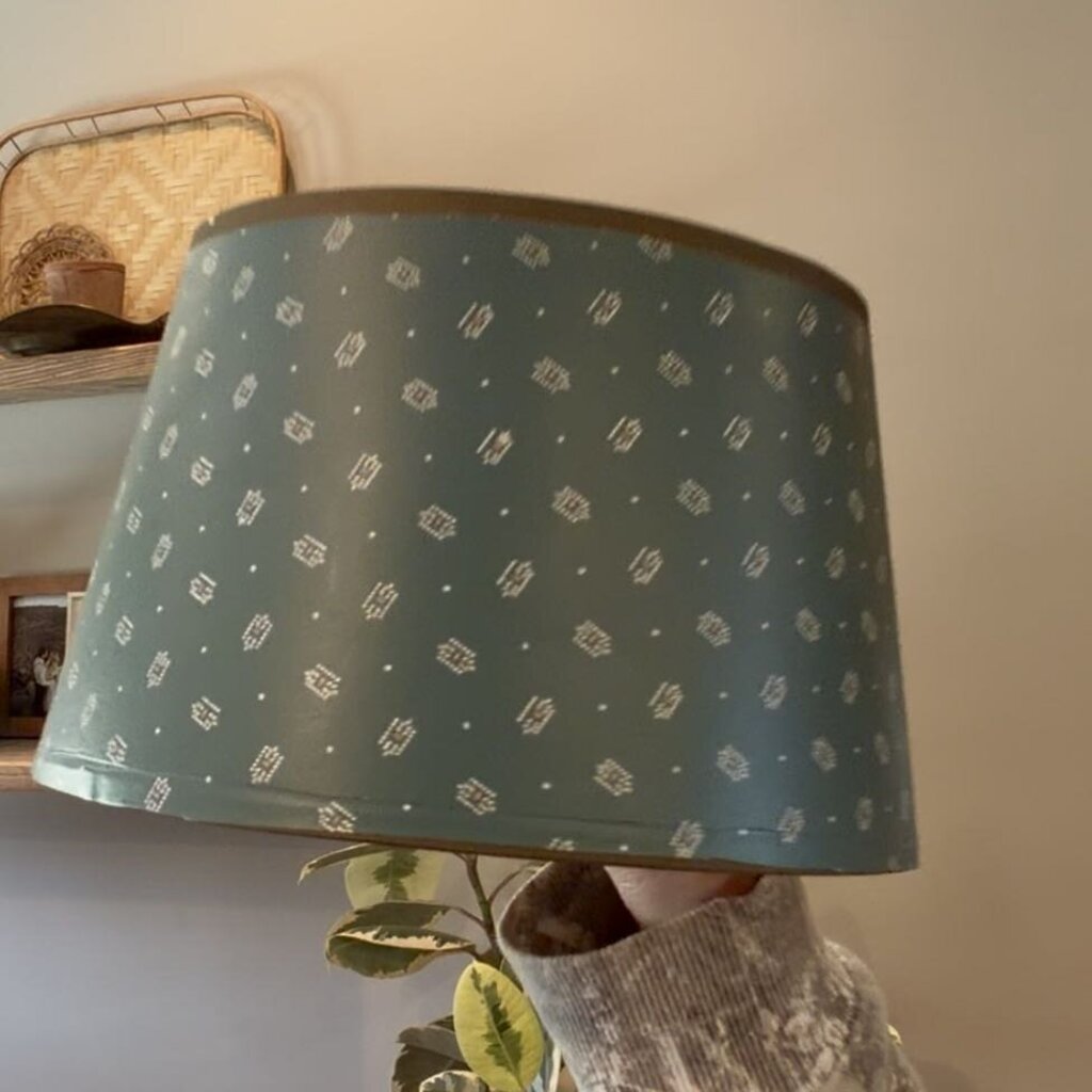 9" Green Lamp Shade