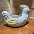 White Hen Planter