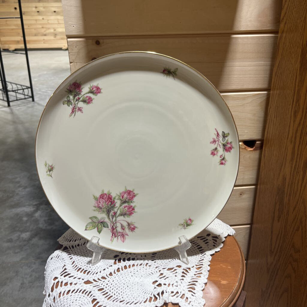 Lg German Platter(rose)
