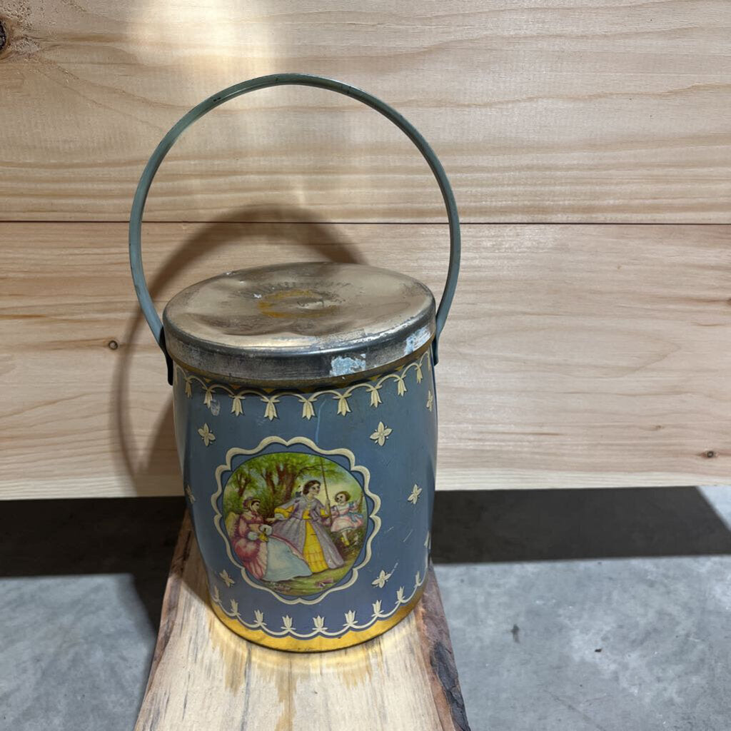 Small Blue Tin