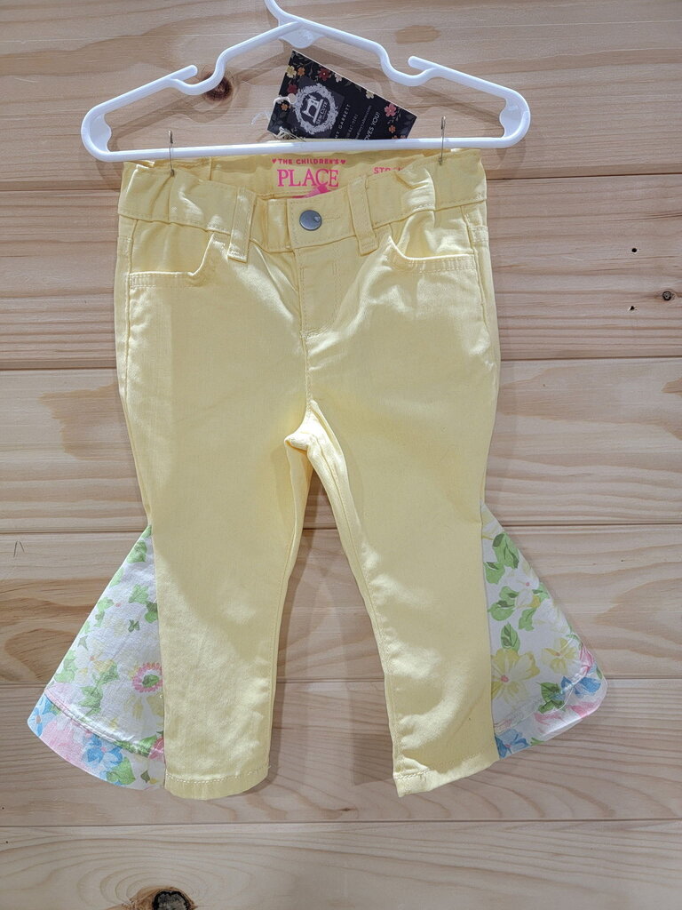 Flared Bell Bottom Toddler Jeans Vintage Fabric