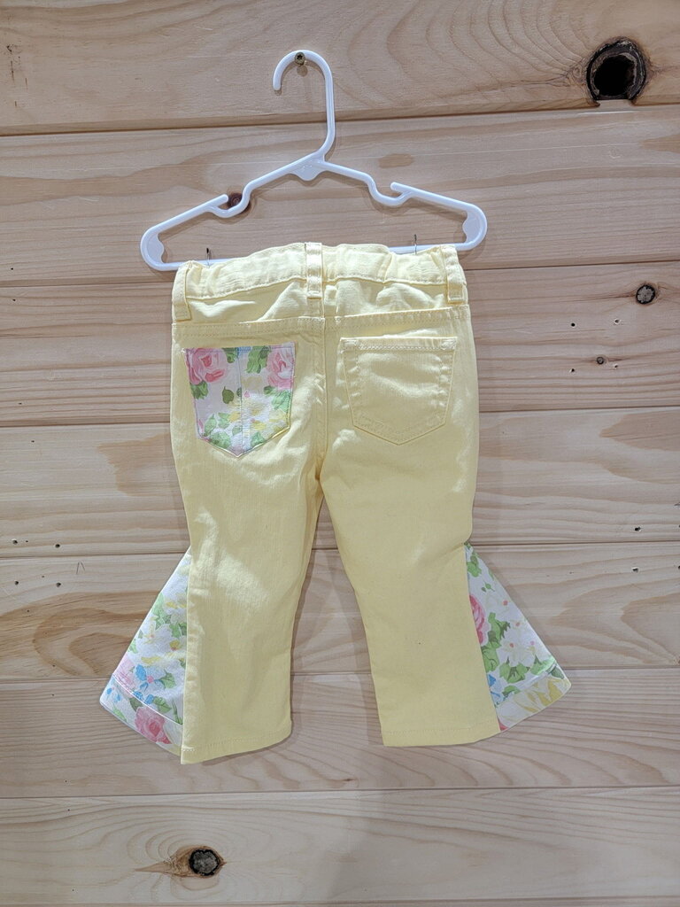 Flared Bell Bottom Toddler Jeans Vintage Fabric