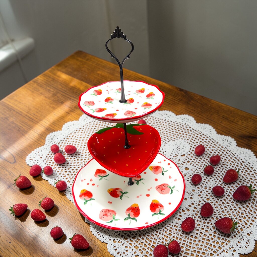 Strawberry Delight 3 Tier