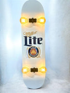 Skateboard Lamp - Miller Lite