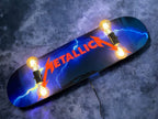 Skateboard Lamp - Metallica