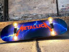 Skateboard Lamp - Metallica