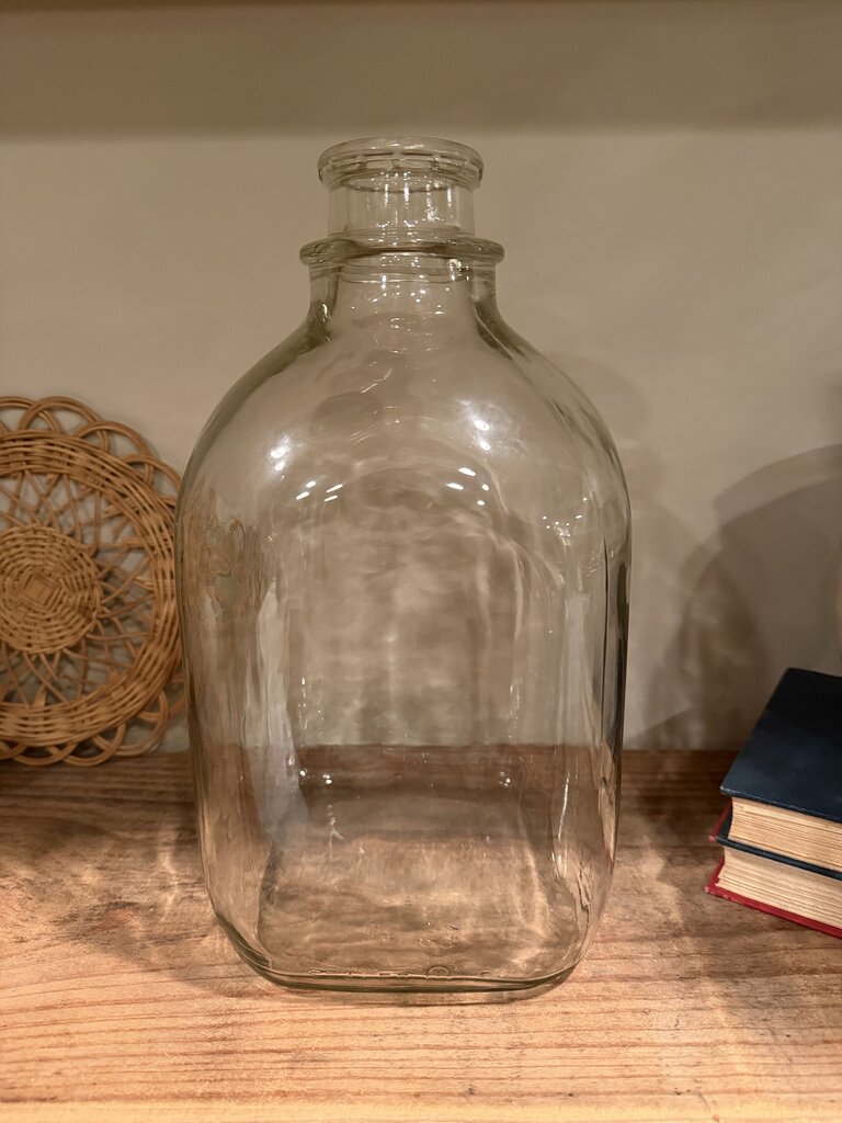 11" Glass Milk Jug