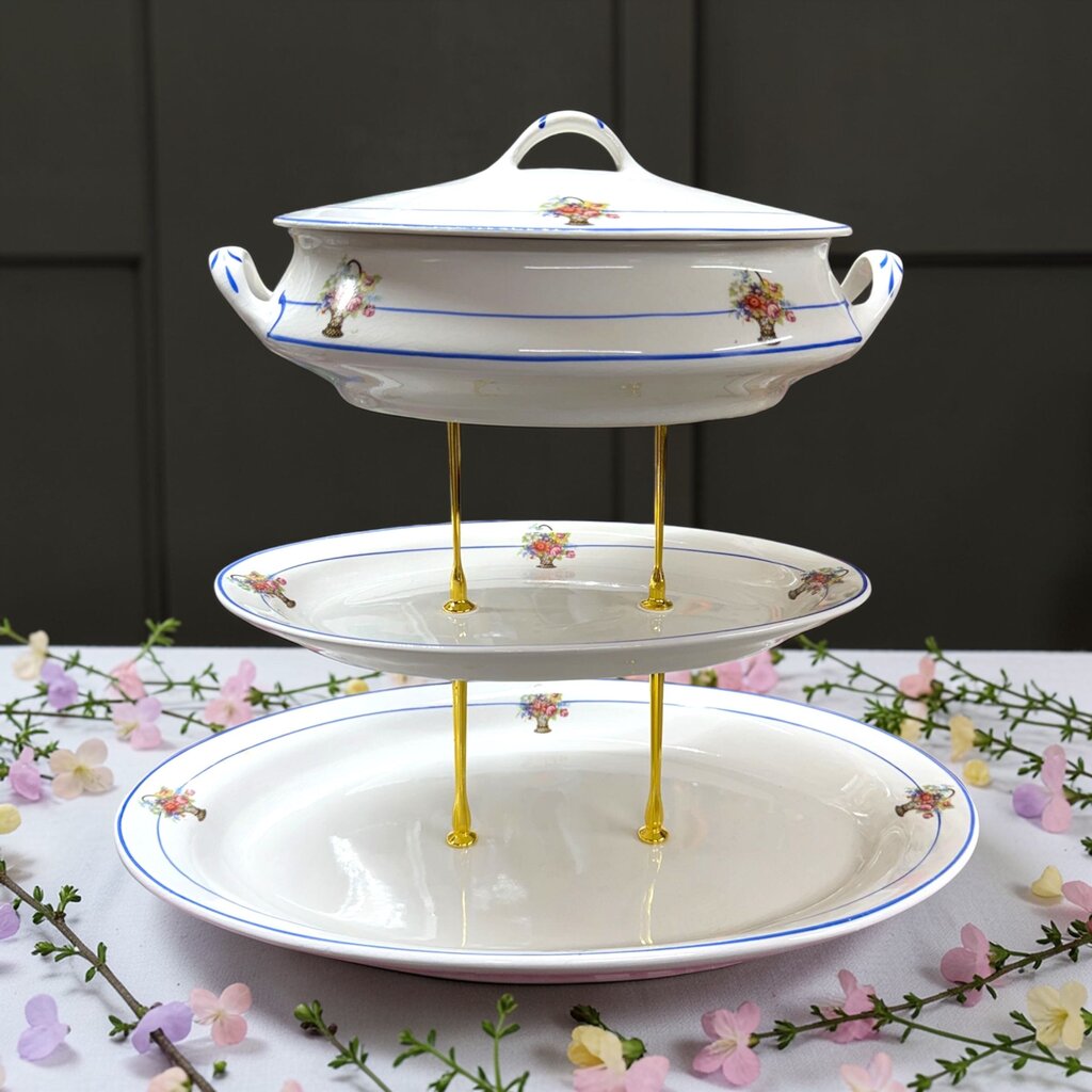 Lg. Homer Laughlin Platter Set