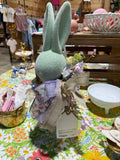 Green Flocked Bunny