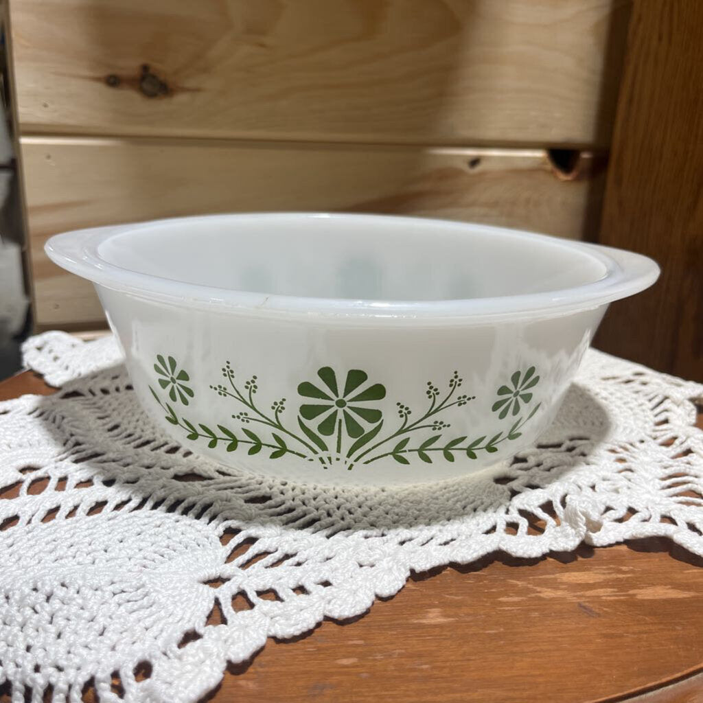 Glassbake green 1 1/2 qt