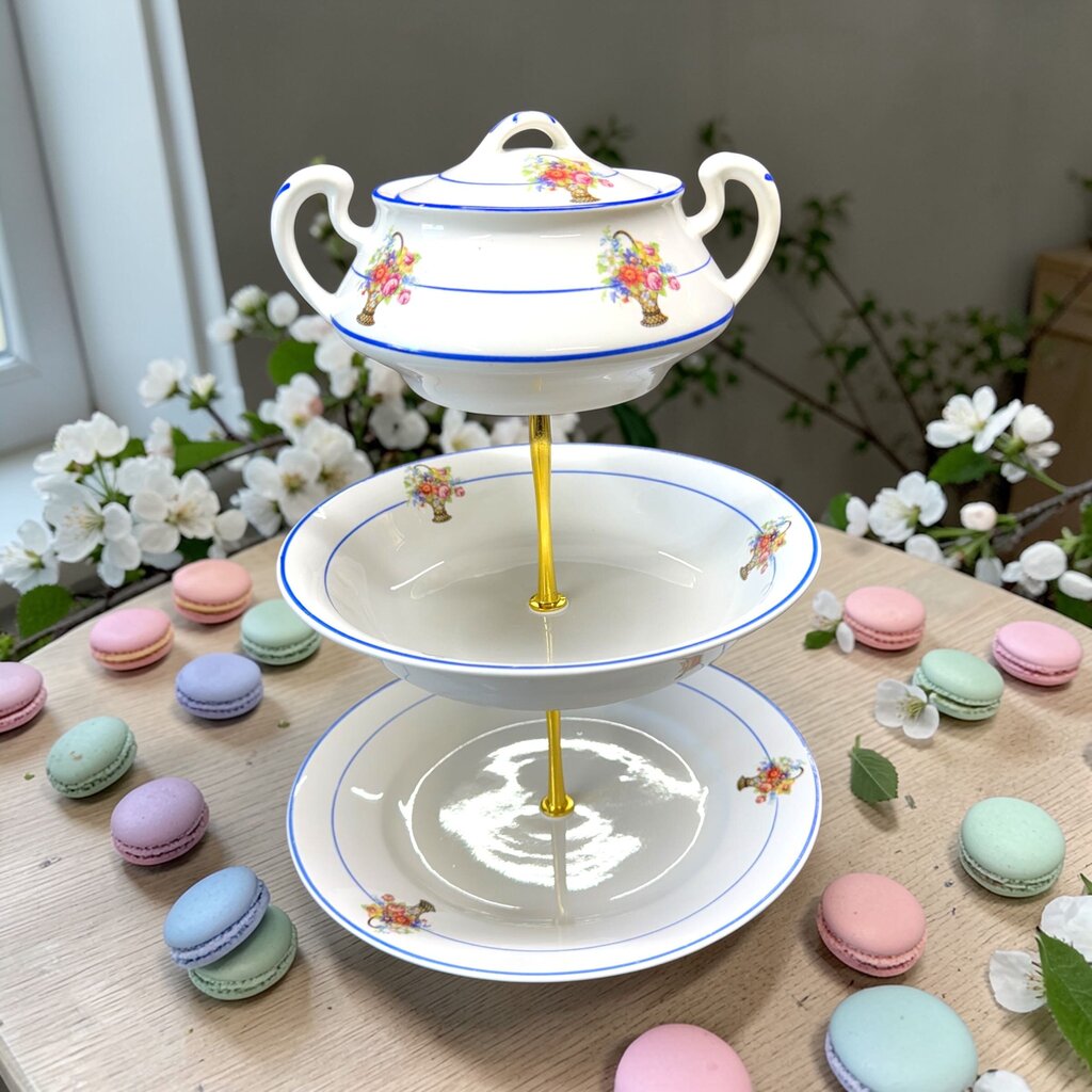 Vintage HL 3 Tier Topper