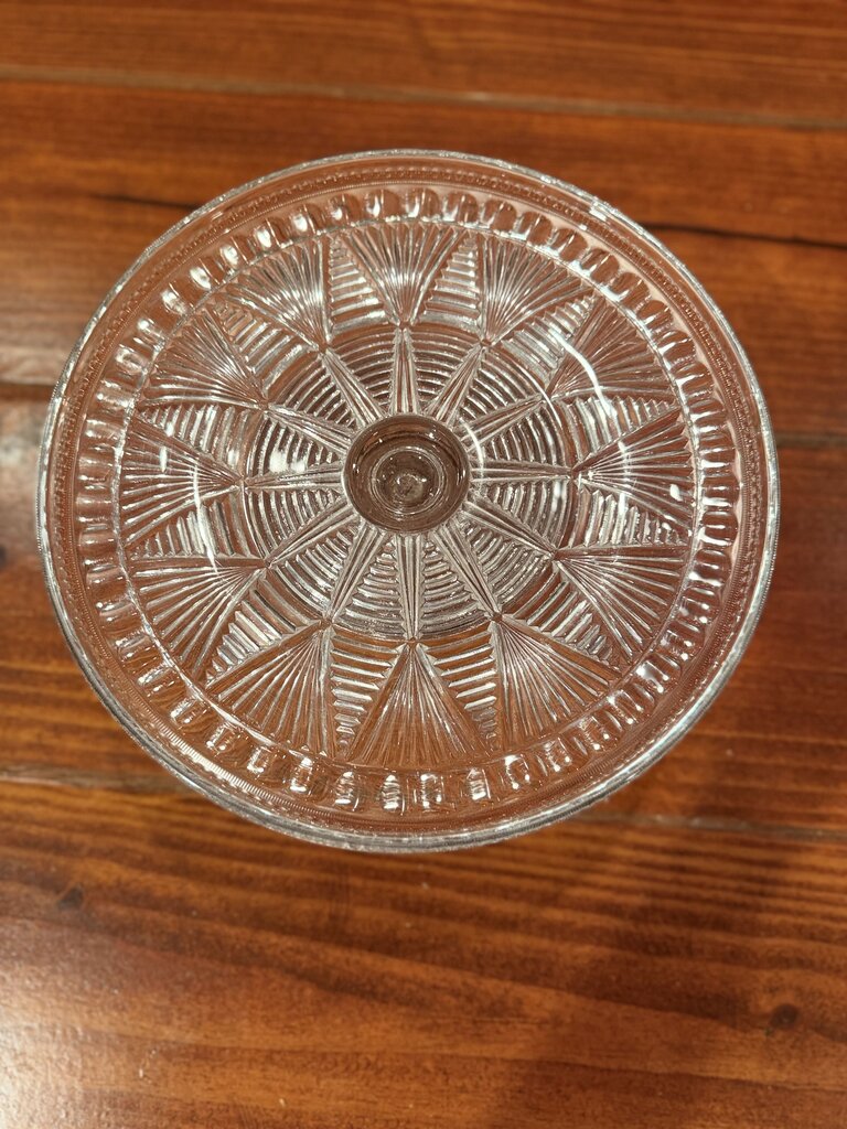 10" Glass Cake Stand