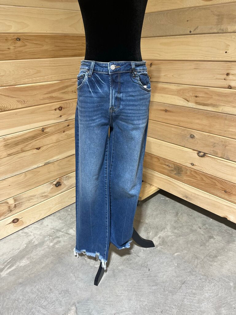 Risen Raw Hem Flare