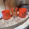 Orange 3 pc Creamer set