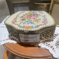 Ornate Jewelry/Trinket Box w/ Cross Stitch Look